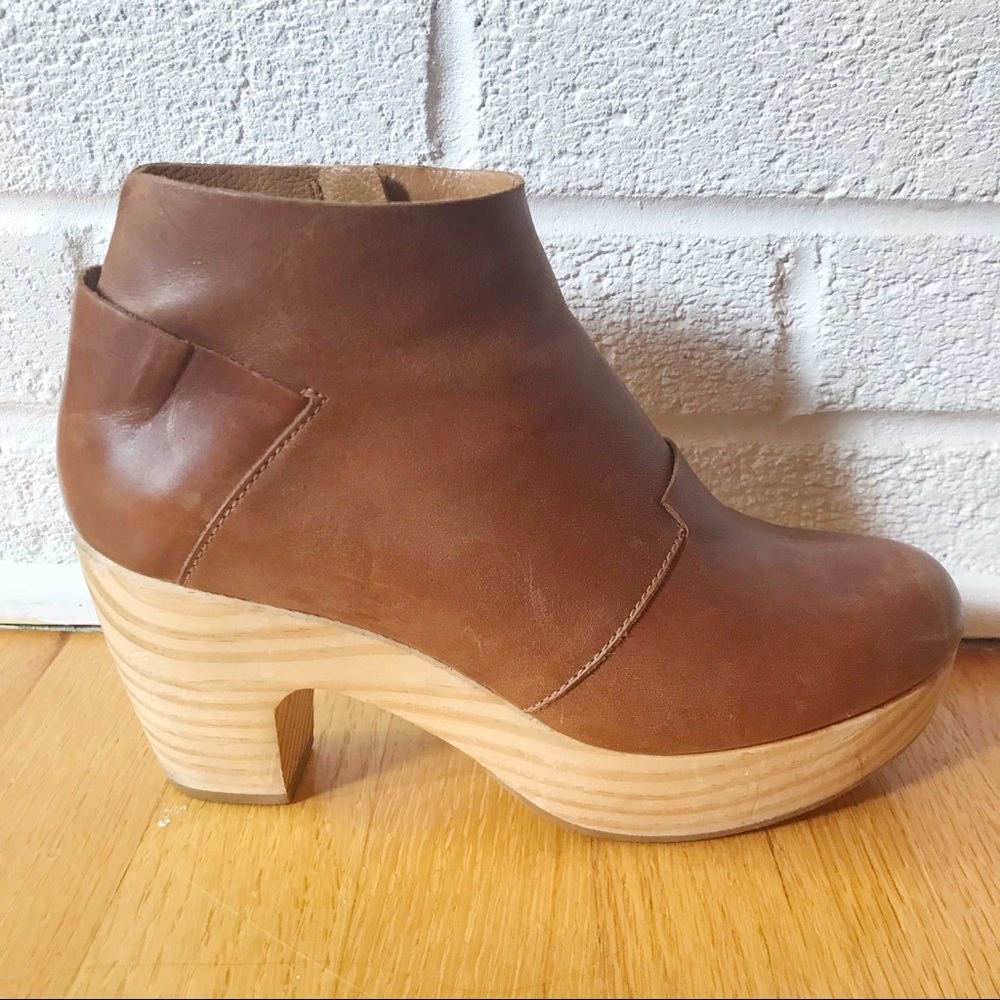 Coclico Tallis Clog Bootie Tequila Teak 36 EUC